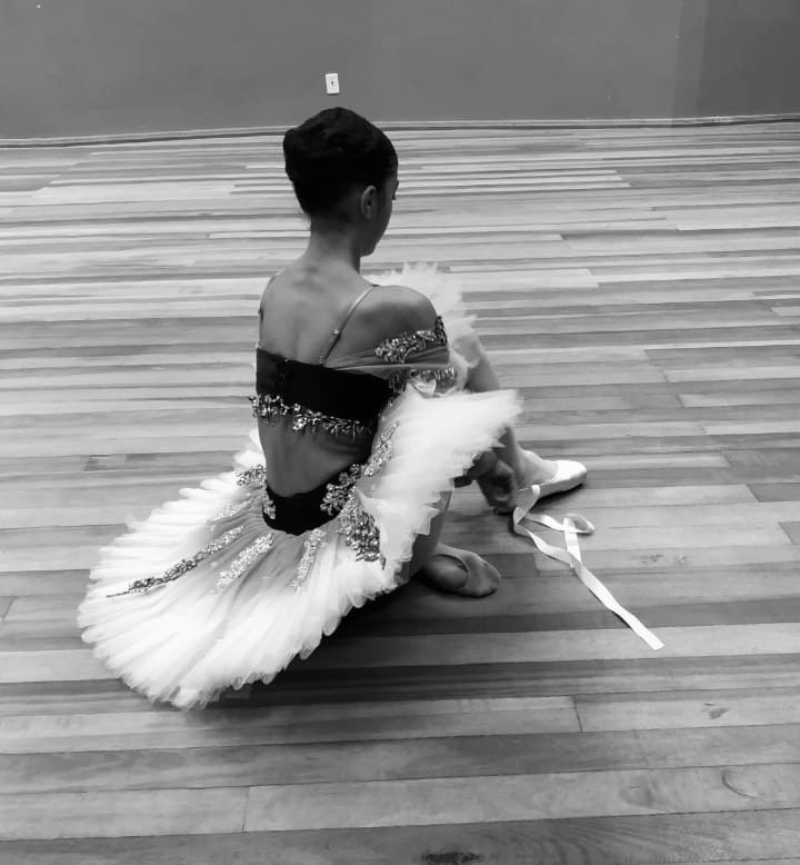Balé de Içara nos preparativos para o 11º Festival de Dança de Florianópolis