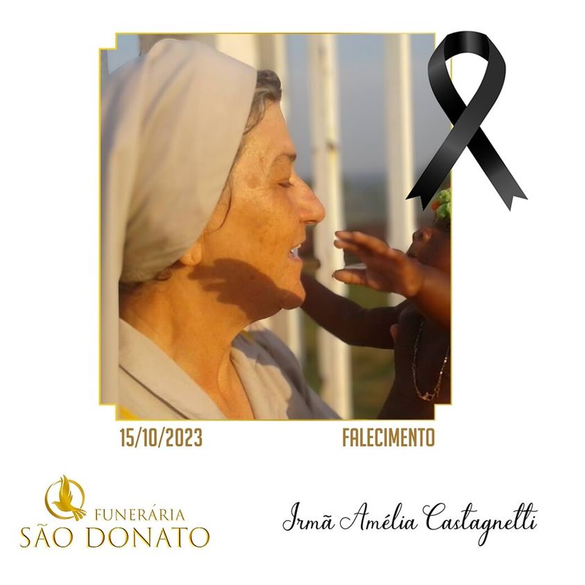 JI News e Funerária São Donato registram o falecimento de Irmã Amália Castagnetti,