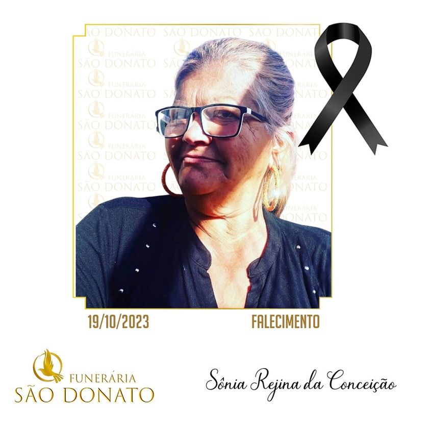 JI News e Funerária São Donato registram o falecimento de Sônia Rejina da Conceição