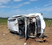Colisão entre dois veículos deixa uma mulher ferida em Içara (SC)