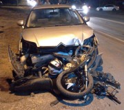 Acidente na Rodovia SCV-445 em Içara deixa motociclista gravemente ferido