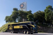 Criciúma Esporte Clube recebe o novo ônibus personalizado