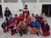 Escola Municipal Maria Barcelos Puziski de Içara recebe Grupo Cirandela