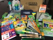 Kits de material escolar estão sendo preparados para entrega em 2022