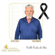 JI News e Funerária São Donato registram o falecimento de Carlito Cardoso da Silva,