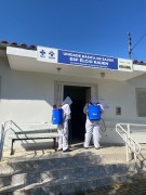 Unidades de Saúde de Siderópolis passam por sanitização