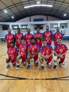 Equipe adulta de Içara vence três jogos no Regional de Vôlei em Orleans