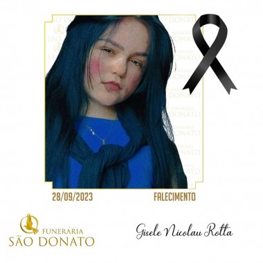 JI News e Funerária São Donato registram o falecimento de  Gisele Nicolau Rotta