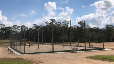 Parque Municipal Walmor de Luca ganha novas quadras de beach tennis