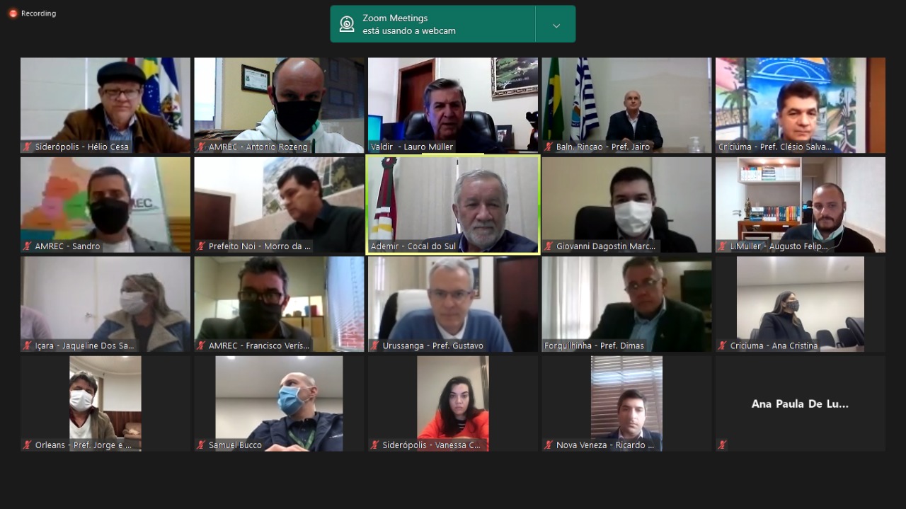 Munic&iacute;pios da Amrec editam novas medidas de interesse regional