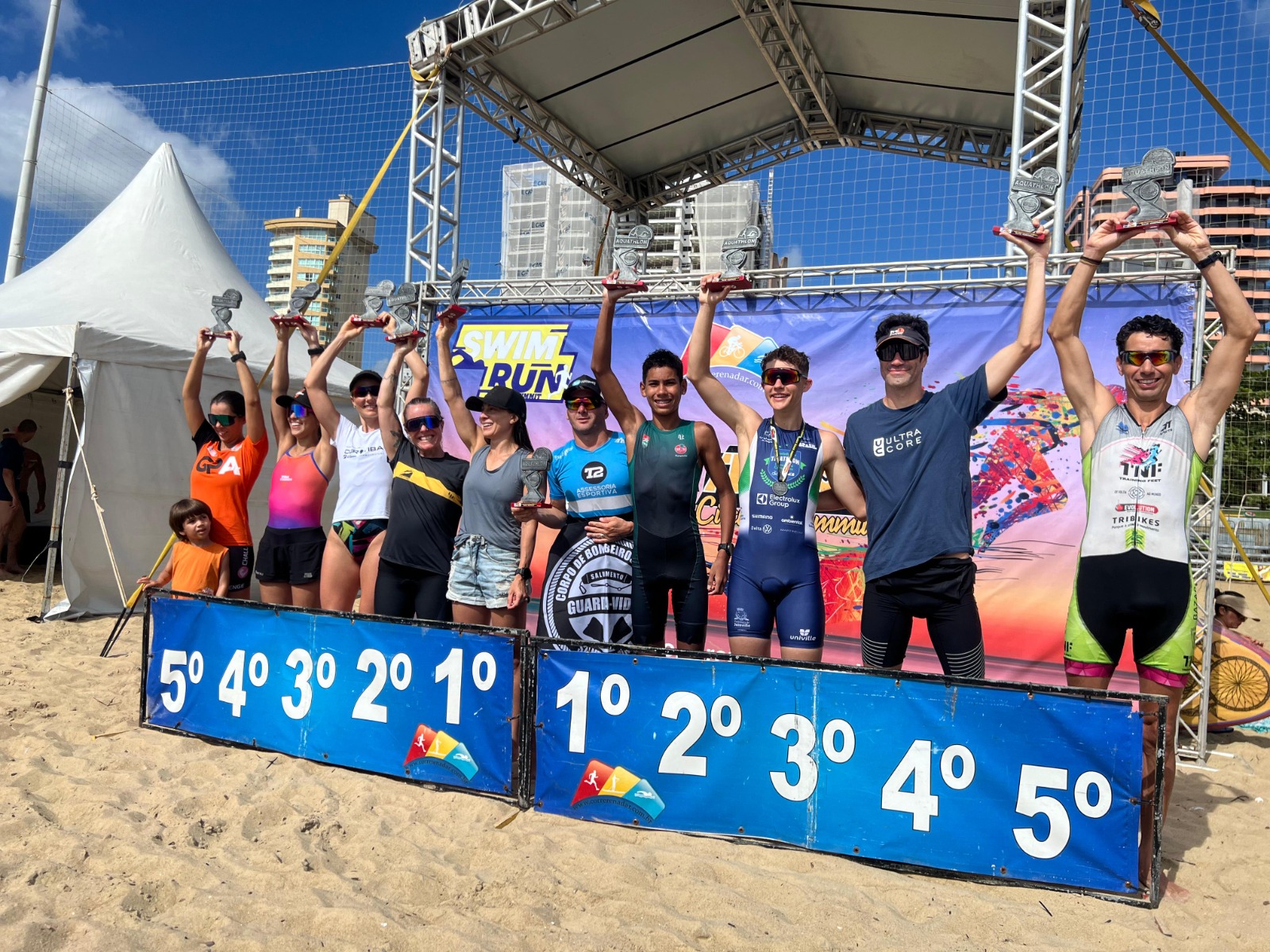 Triatletas criciumenses s&atilde;o destaque no ranking Estadual Triathlon em 2024