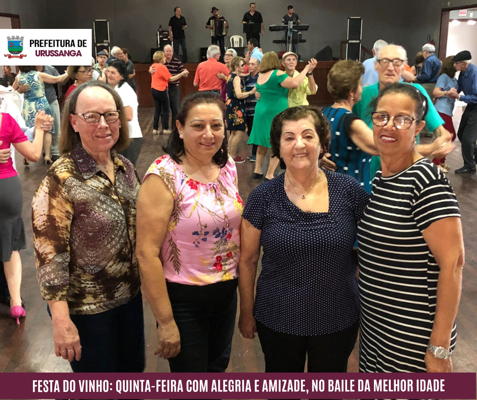 Muita alegria e amizade no Baile da Melhor Idade em Urussanga