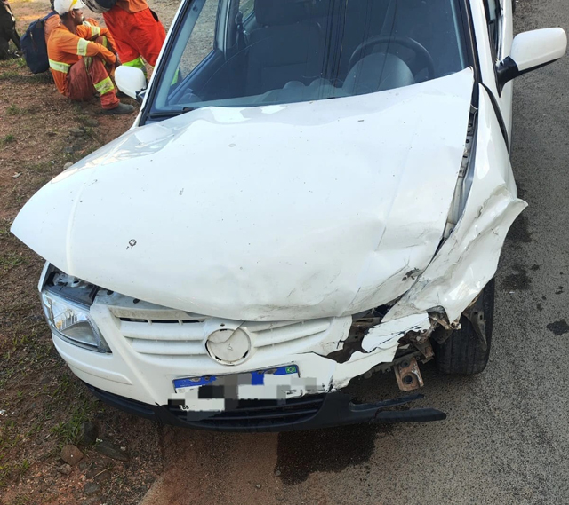 Colis&atilde;o frontal deixa motorista ferida na Rodovia SC-445 em I&ccedil;ara (SC)