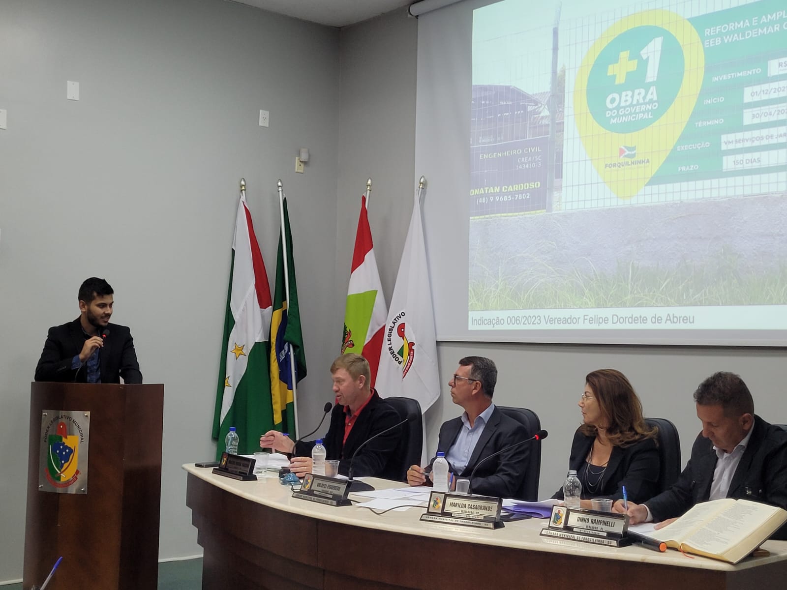 Vereadores questionam atraso nas obras das pontes em Forquilhinha
