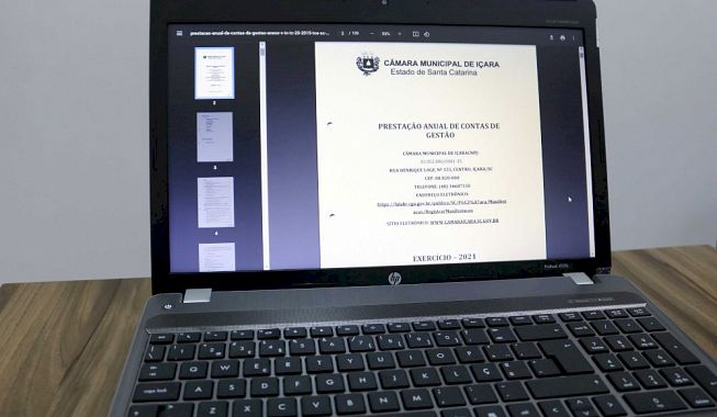Legislativo divulga Relat&oacute;rio Anual de Contas de Gest&atilde;o do Exerc&iacute;cio 2021