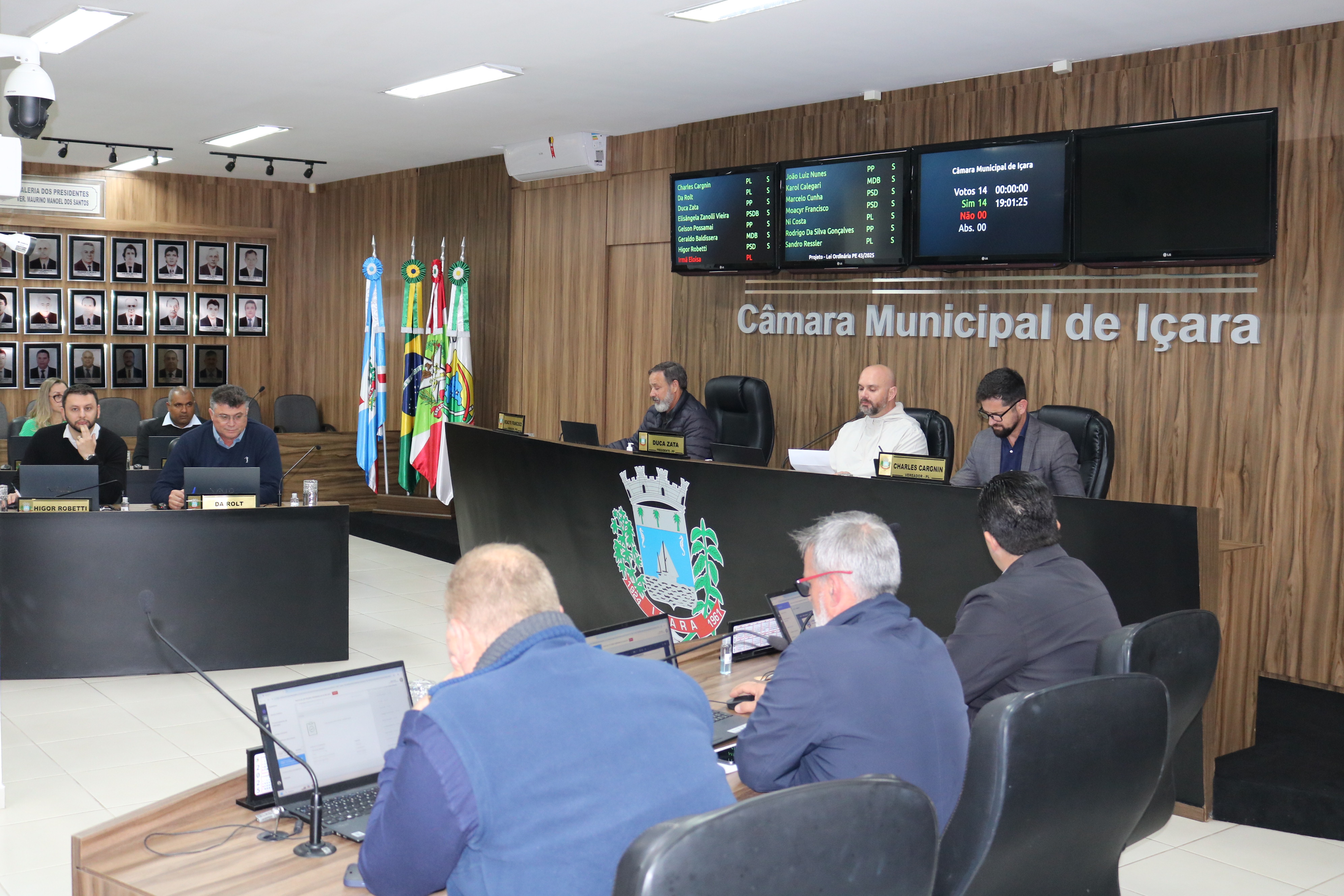 C&acirc;mara de Vereadores aprova PPA 2026/2029 do Munic&iacute;pio de I&ccedil;ara (SC)
