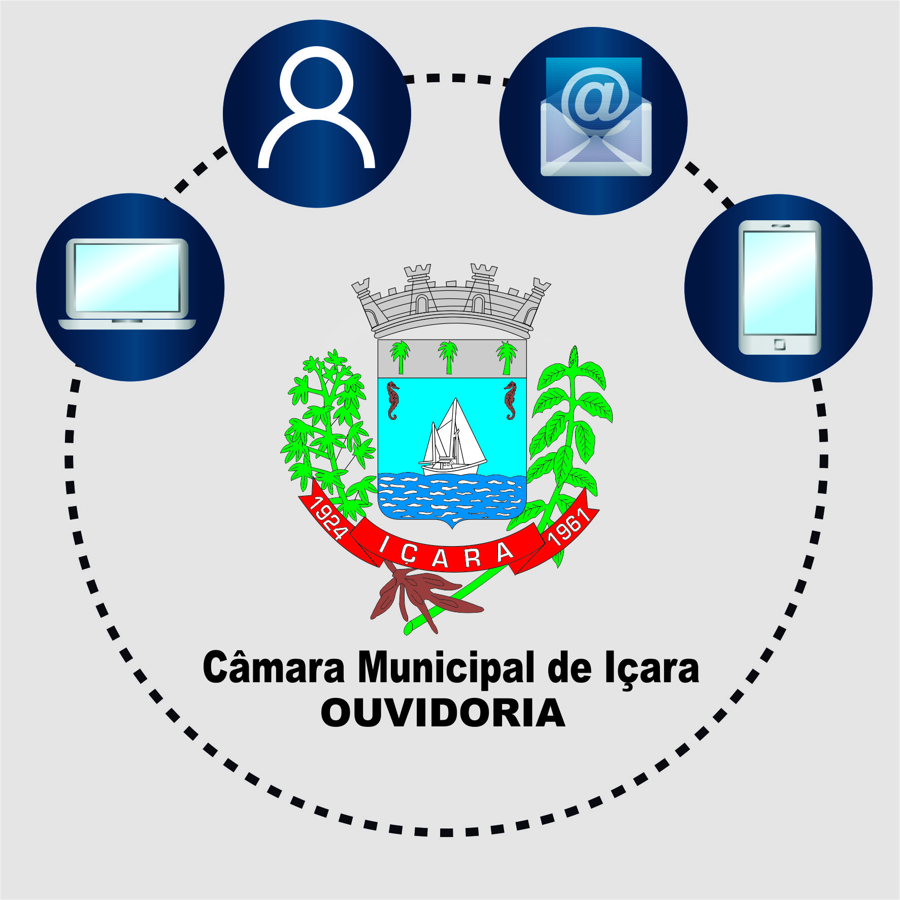 Conhe&ccedil;a os canais da Ouvidoria do Poder Legislativo de I&ccedil;ara (SC)