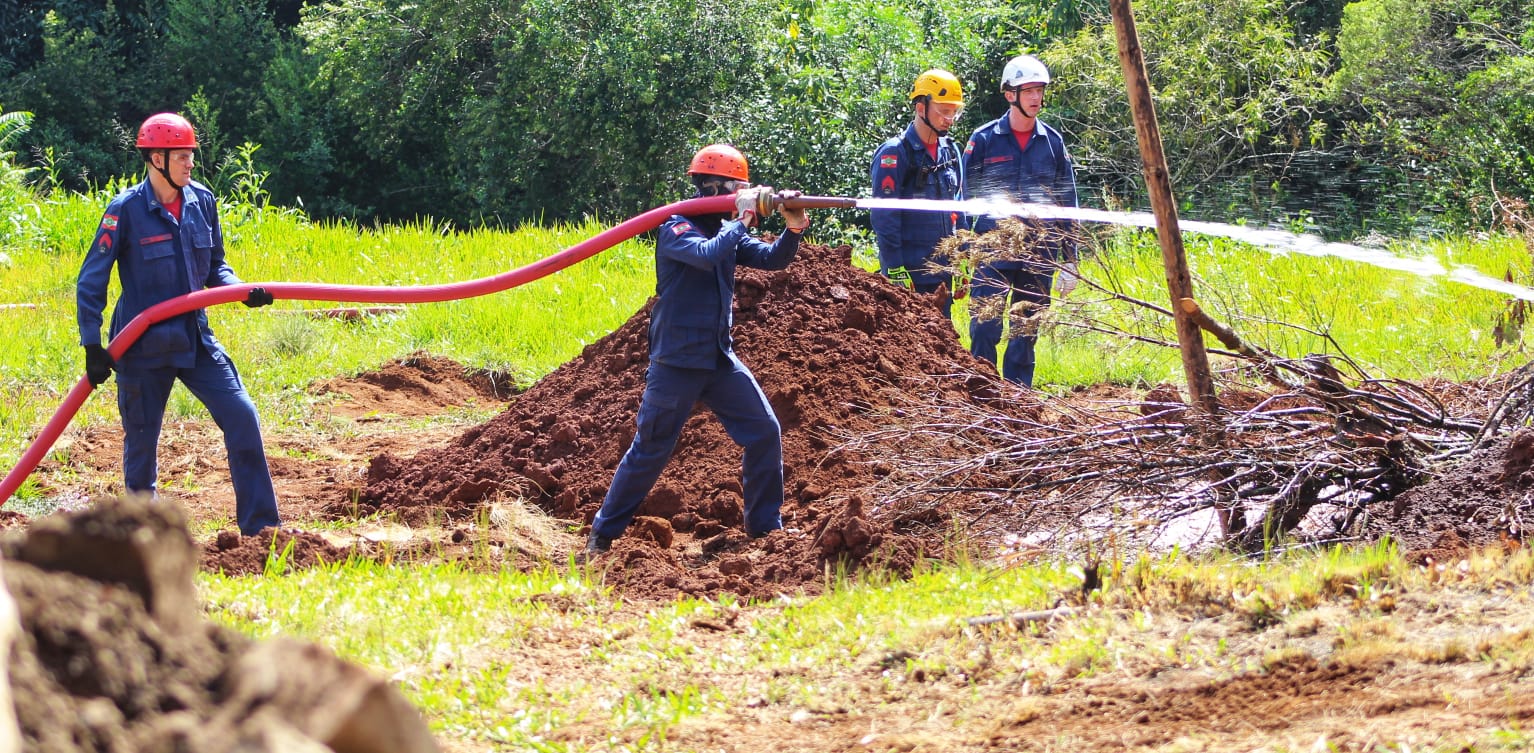 CBM de SC realiza treinamento para atua&ccedil;&atilde;o em deslizamentos de terra