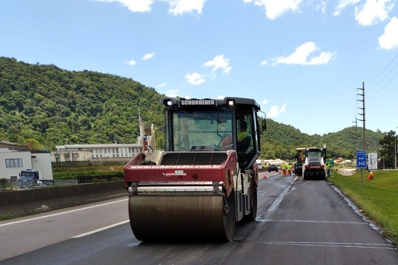 CCR ViaCosteira informa cronograma semanal de obras na BR-101 Sul