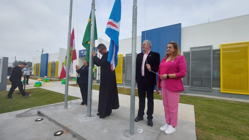 Centro de Educa&ccedil;&atilde;o Infantil Padre Silvestre Junkes &eacute; inaugurado em I&ccedil;ara (SC)