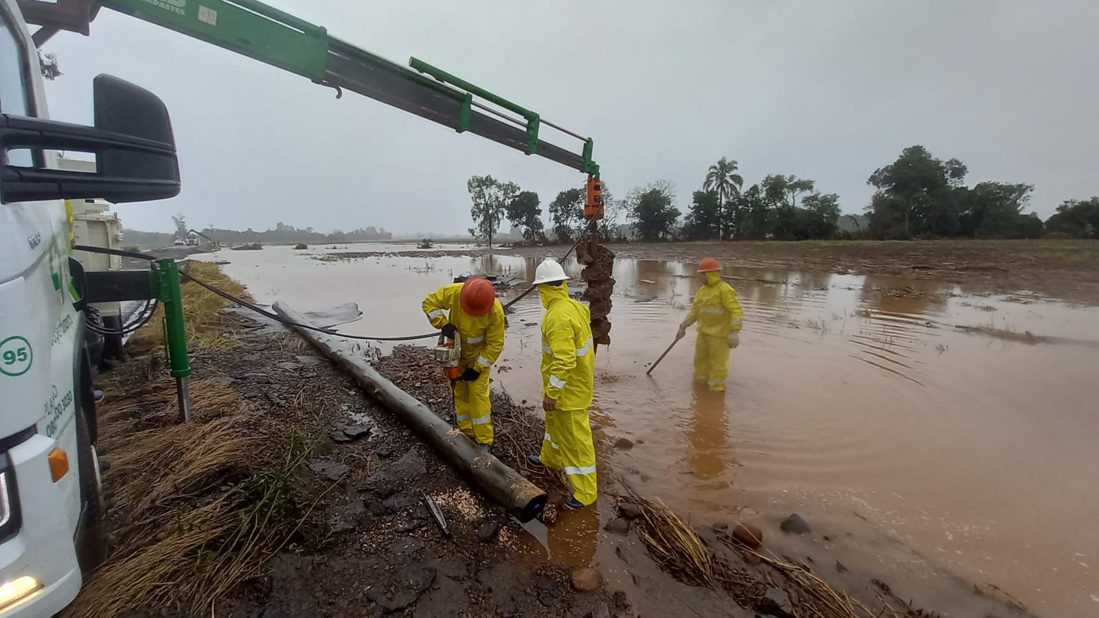 Equipe da Cooperalian&ccedil;a ajudar&aacute; a reconstruir redes el&eacute;tricas em Cachoeira do Sul (RS)