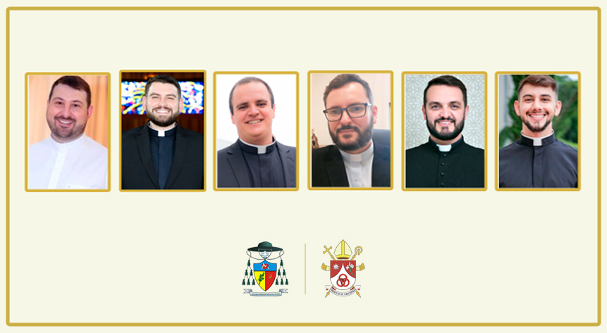 Padres da Diocese S&atilde;o Jos&eacute; de Crici&uacute;ma (SC) tomam posse em novas miss&otilde;es