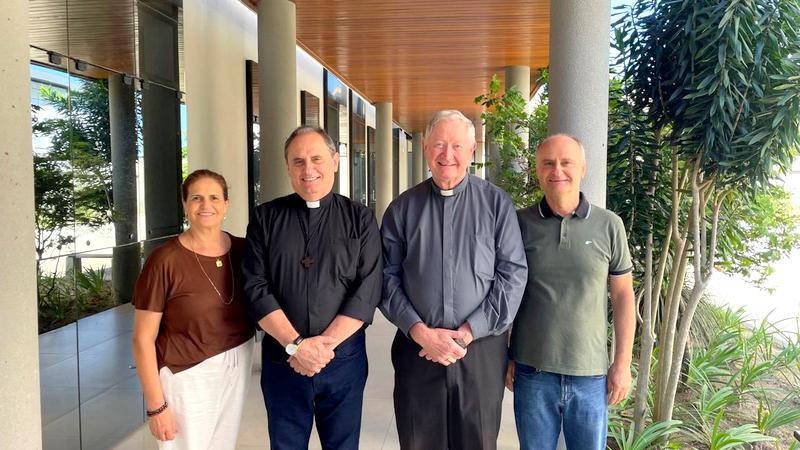 Diocese de Crici&uacute;ma recebe visita do Monsenhor Milton Zonta