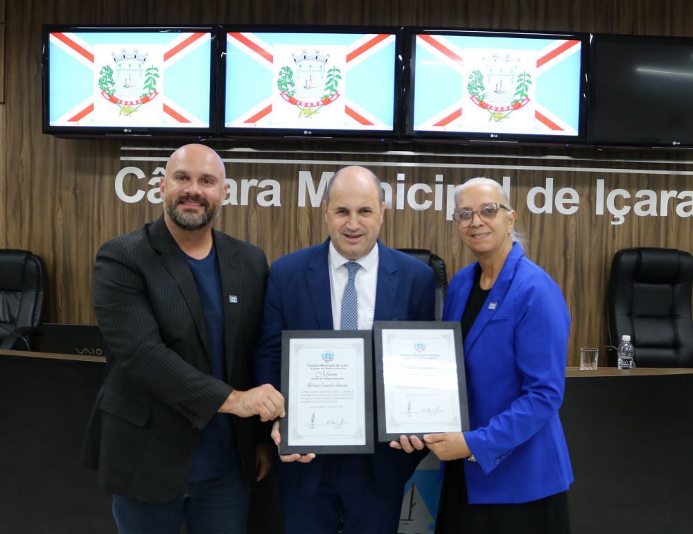 Assembleia de Deus recebe mo&ccedil;&atilde;o da C&acirc;mara Municipal de I&ccedil;ara (SC)