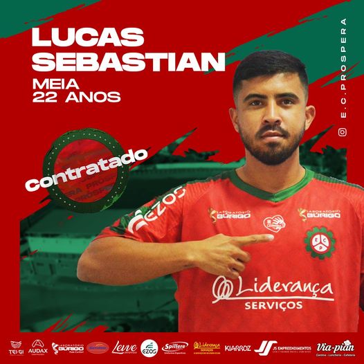 E.C. Pr&oacute;spera refor&ccedil;a o meio de campo com a contrata&ccedil;&atilde;o de Lucas Sebastian