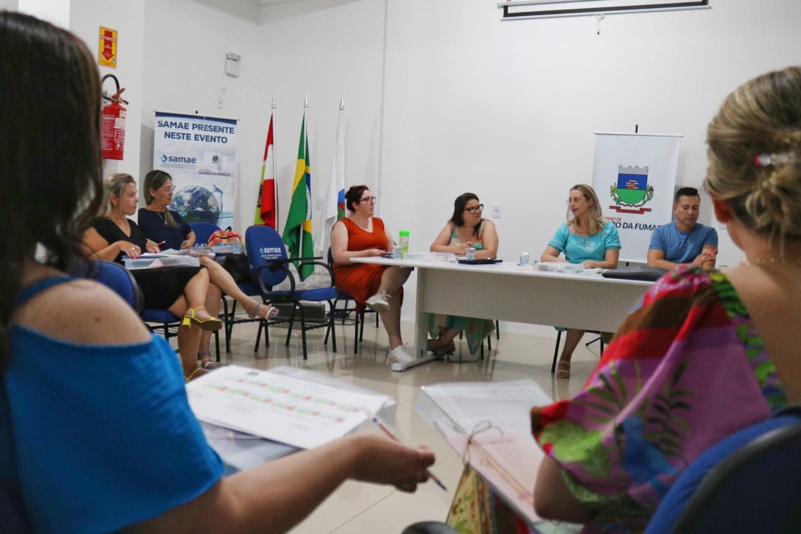 Gestoras escolares se re&uacute;nem para o in&iacute;cio do ano letivo em Morro da Fuma&ccedil;a