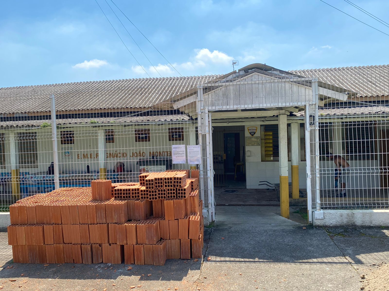 Governo de I&ccedil;ara (SC) inicia reforma na Escola Ign&aacute;cio Jo&atilde;o Monteiro