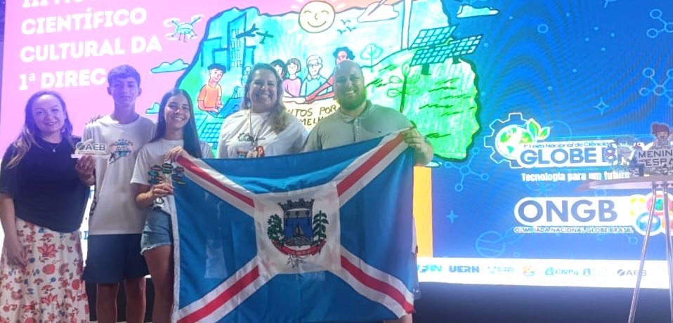 Escola Ala&iacute;de Tabalipa alcan&ccedil;a primeiro lugar em feira nacional em RN