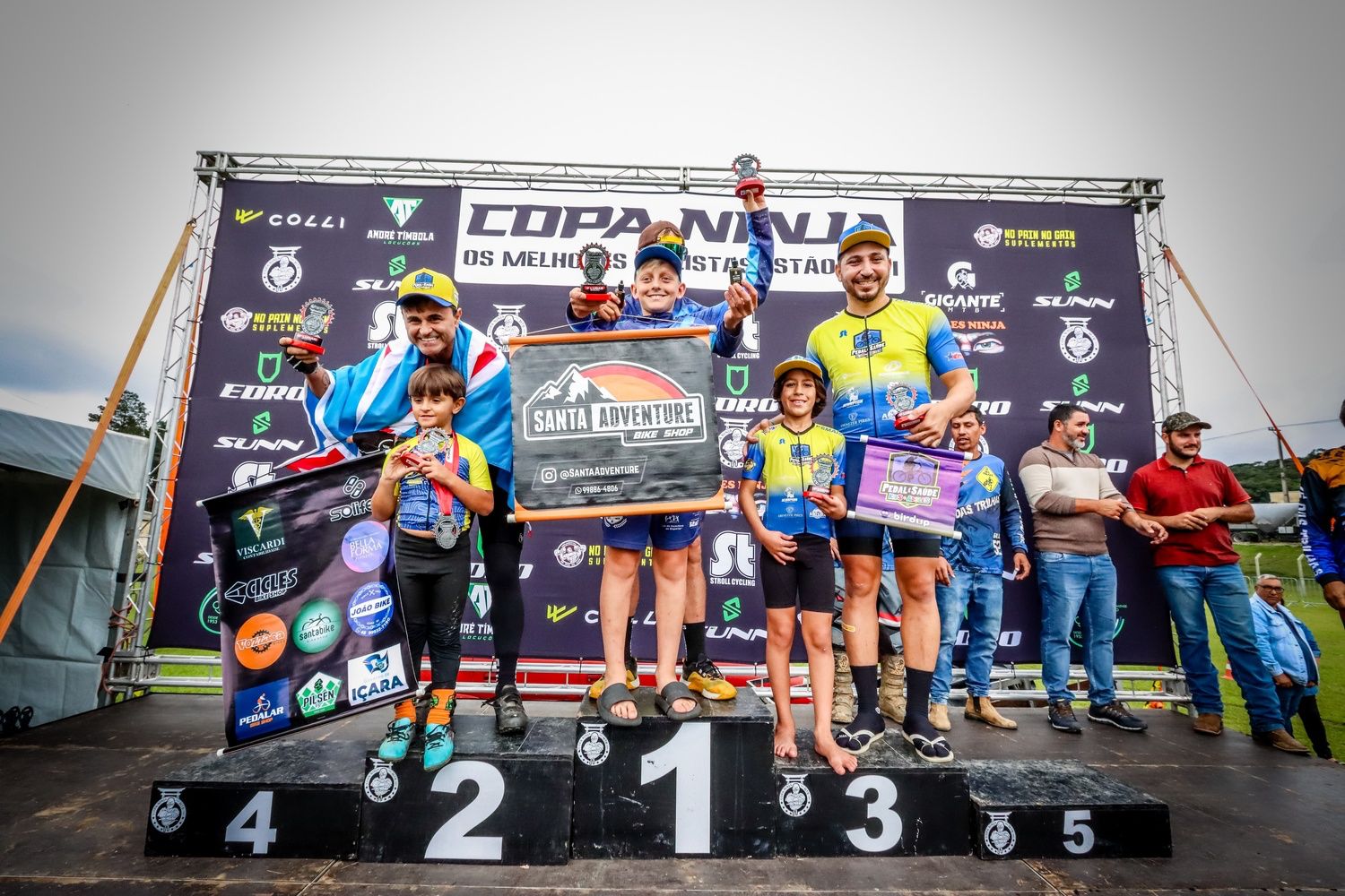 Dupla i&ccedil;arense &eacute; destaque mais uma vez na Copa Ninja de Mountain Bike