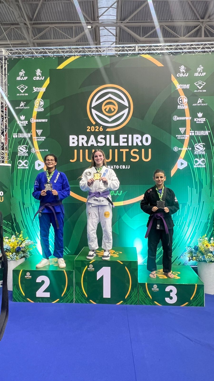 Atleta de I&ccedil;ara conquista ouro em Campeonato Brasileiro de Jiu-Jitsu