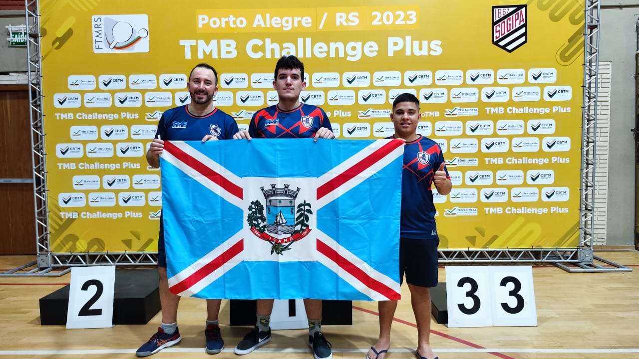 I&ccedil;arense fatura medalha de ouro na Copa Brasil Challenge de T&ecirc;nis de Mesa