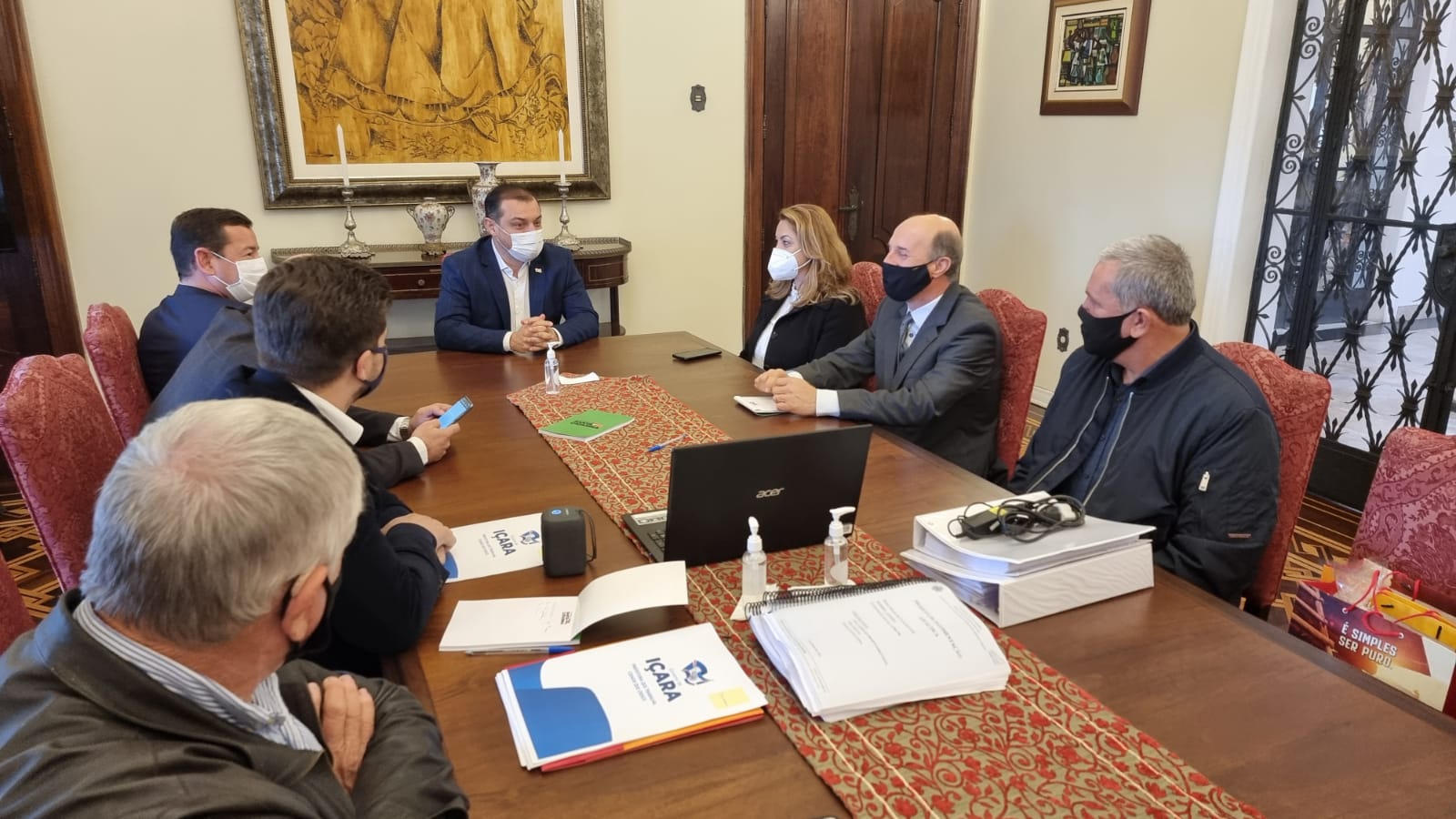 Governos de I&ccedil;ara e do Estado recolocam duplica&ccedil;&atilde;o da SC-445 na pauta