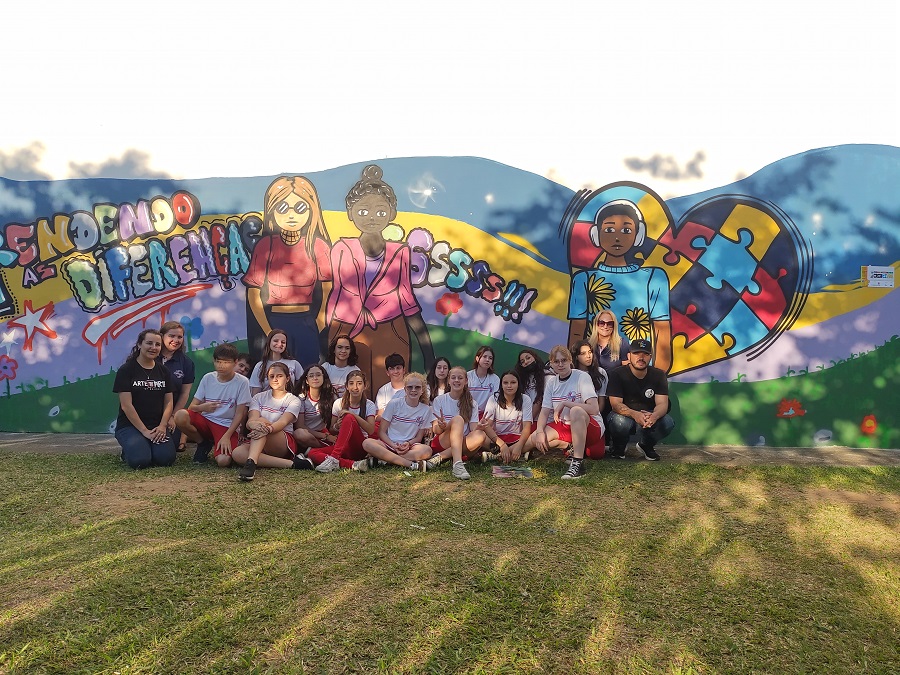 I&ccedil;ara (SC) e Sombrio (SC) receberam o Dia do Grafite sobre Diversidade e Inclus&atilde;o