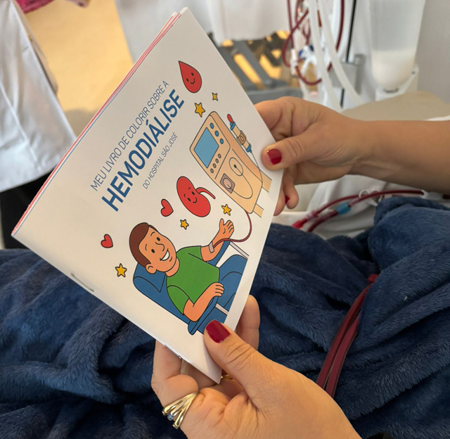 Livros de colorir do HSJos&eacute; transformam viv&ecirc;ncias em arte e cuidado