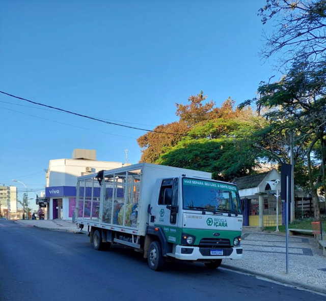 Coleta seletiva do munic&iacute;pio de I&ccedil;ara percorre 20 localidades semanalmente