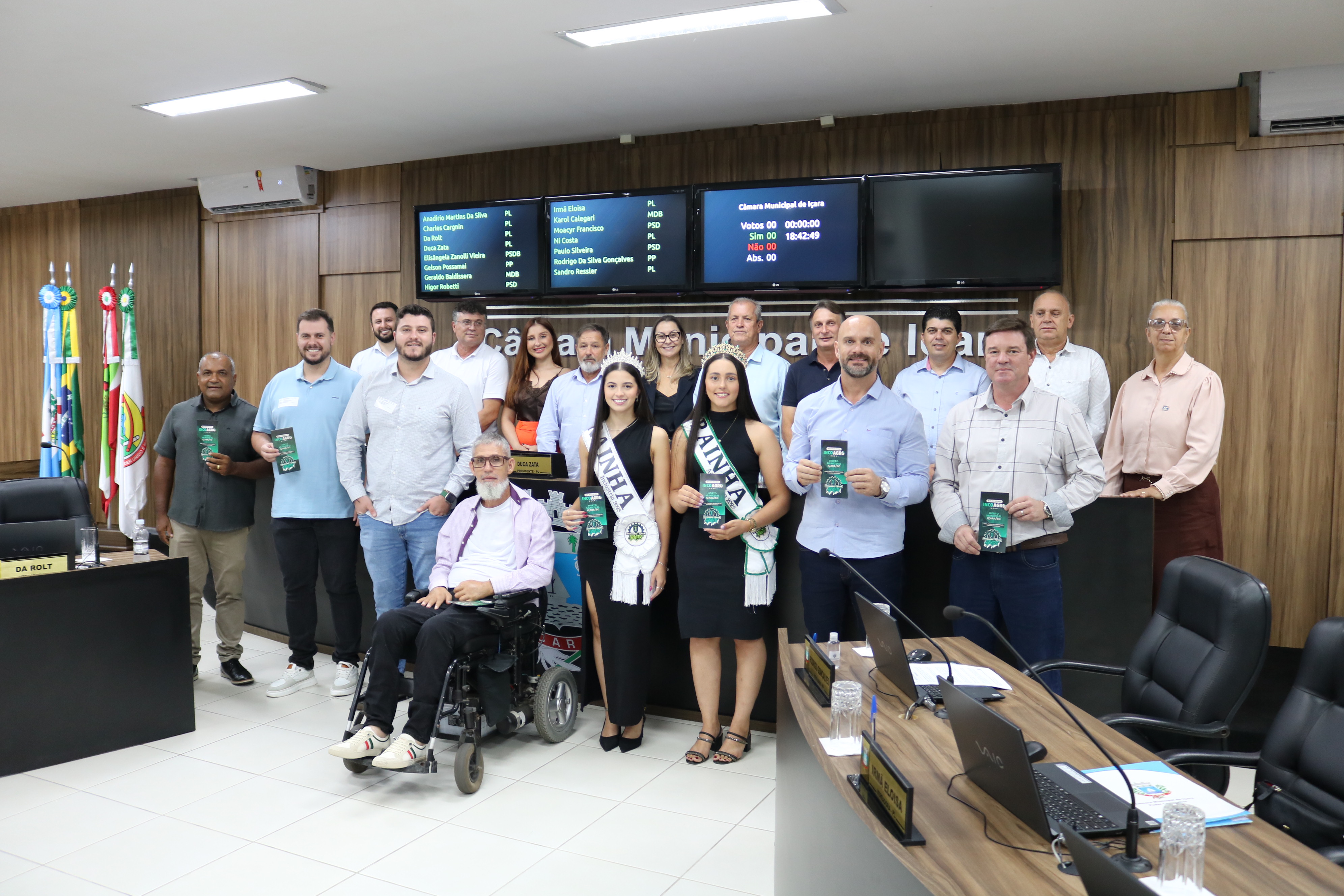 Feira da Incoagro 2026 &eacute; divulgada no Poder Legislativo em I&ccedil;ara (SC)