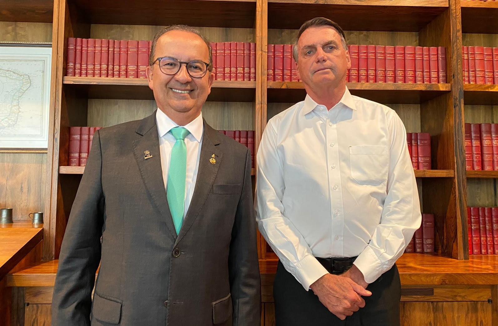 Jorginho Mello participa de encontro com Bolsonaro em Bras&iacute;lia 