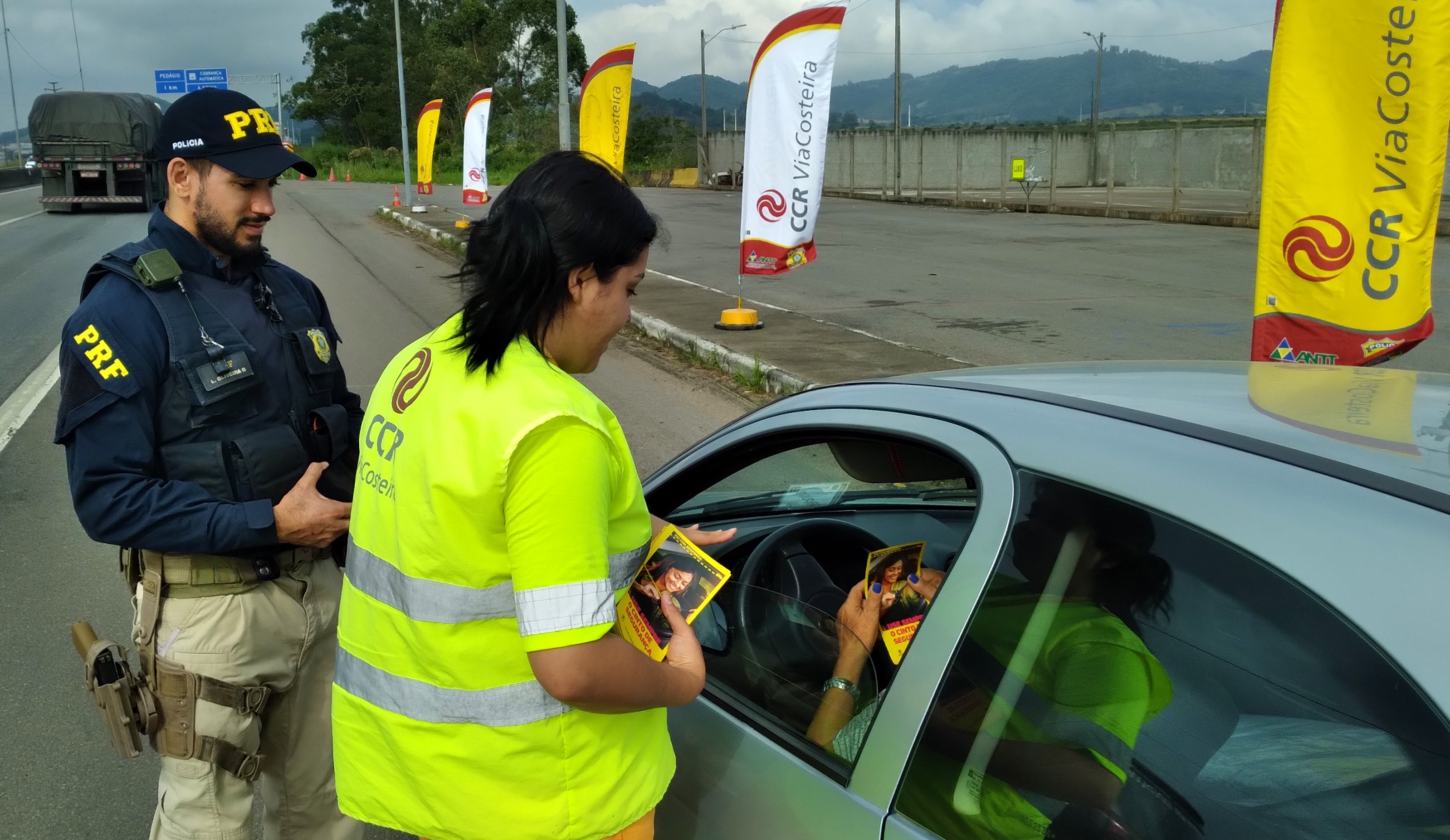CCR ViaCosteira divulga a&ccedil;&otilde;es para a semana do Maio Amarelo na BR-101 Sul/SC