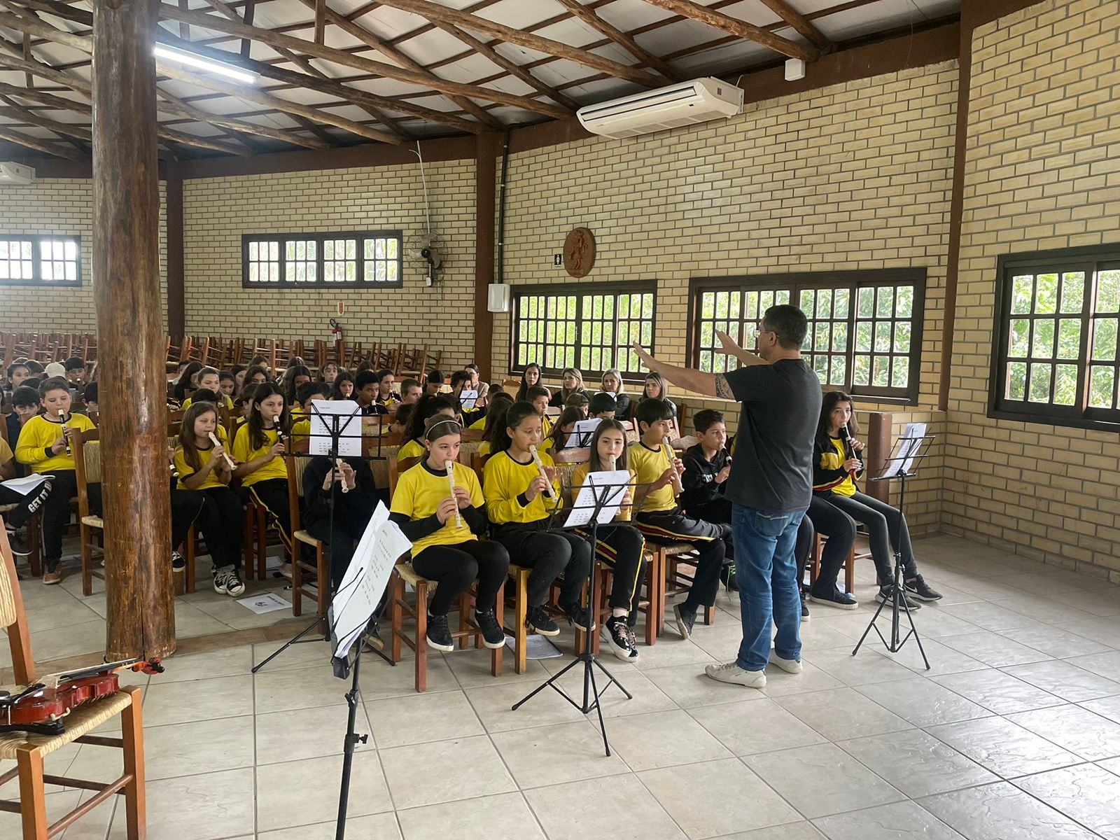 Parque Ecol&oacute;gico de Maracaj&aacute; (SC) recebe alunos em Interc&acirc;mbio de Orquestras