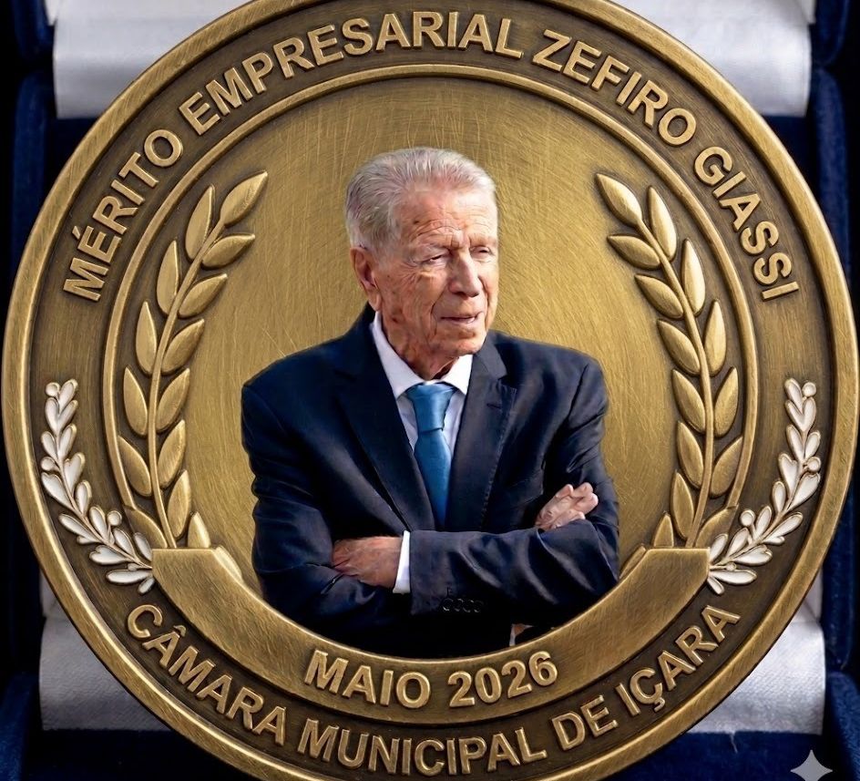 Legislativo entrega a Medalha do M&eacute;rito Empresarial Zefiro Giassi 