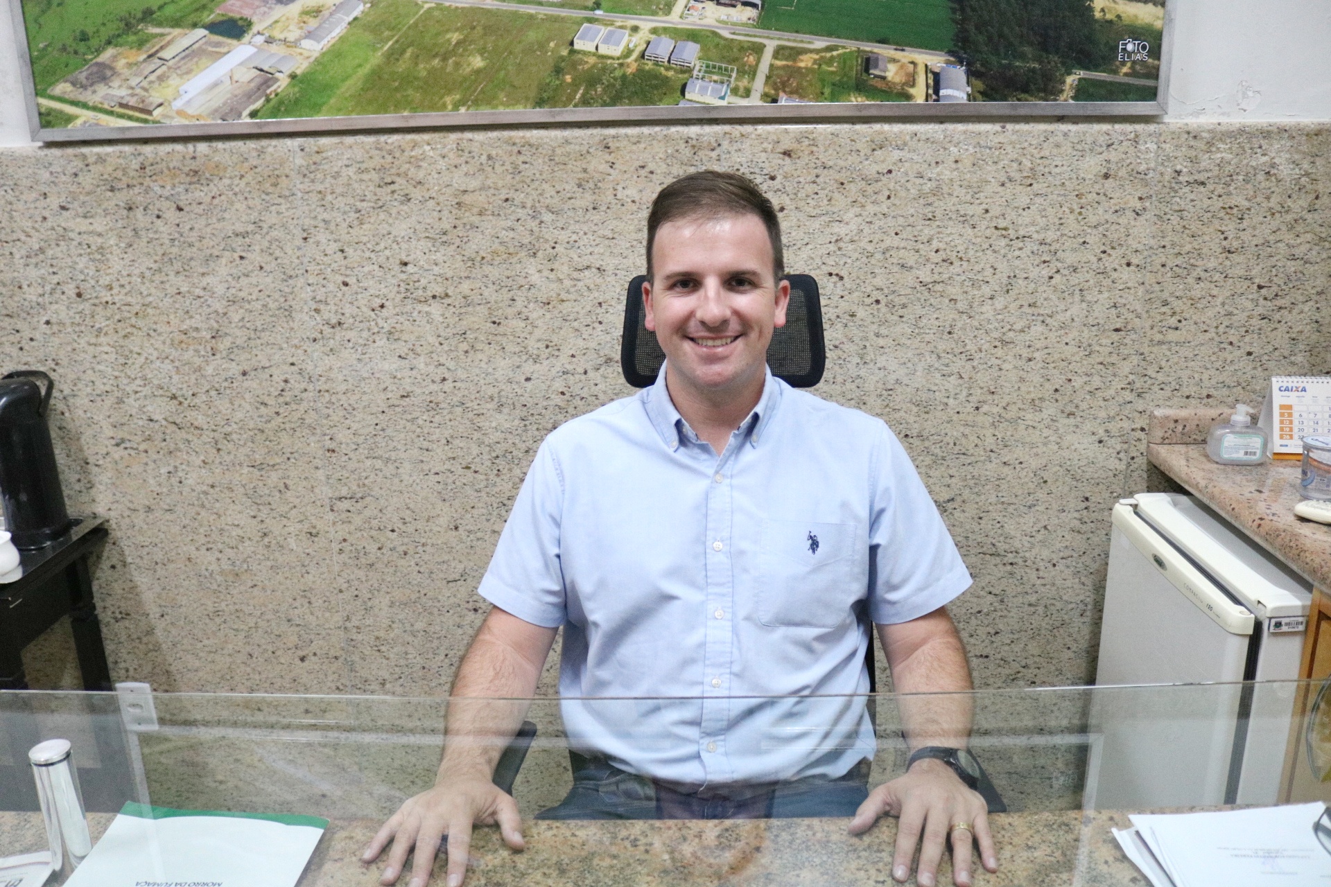 Vice-prefeito Eduardo Sartor Guollo assume governo de Morro da Fuma&ccedil;a