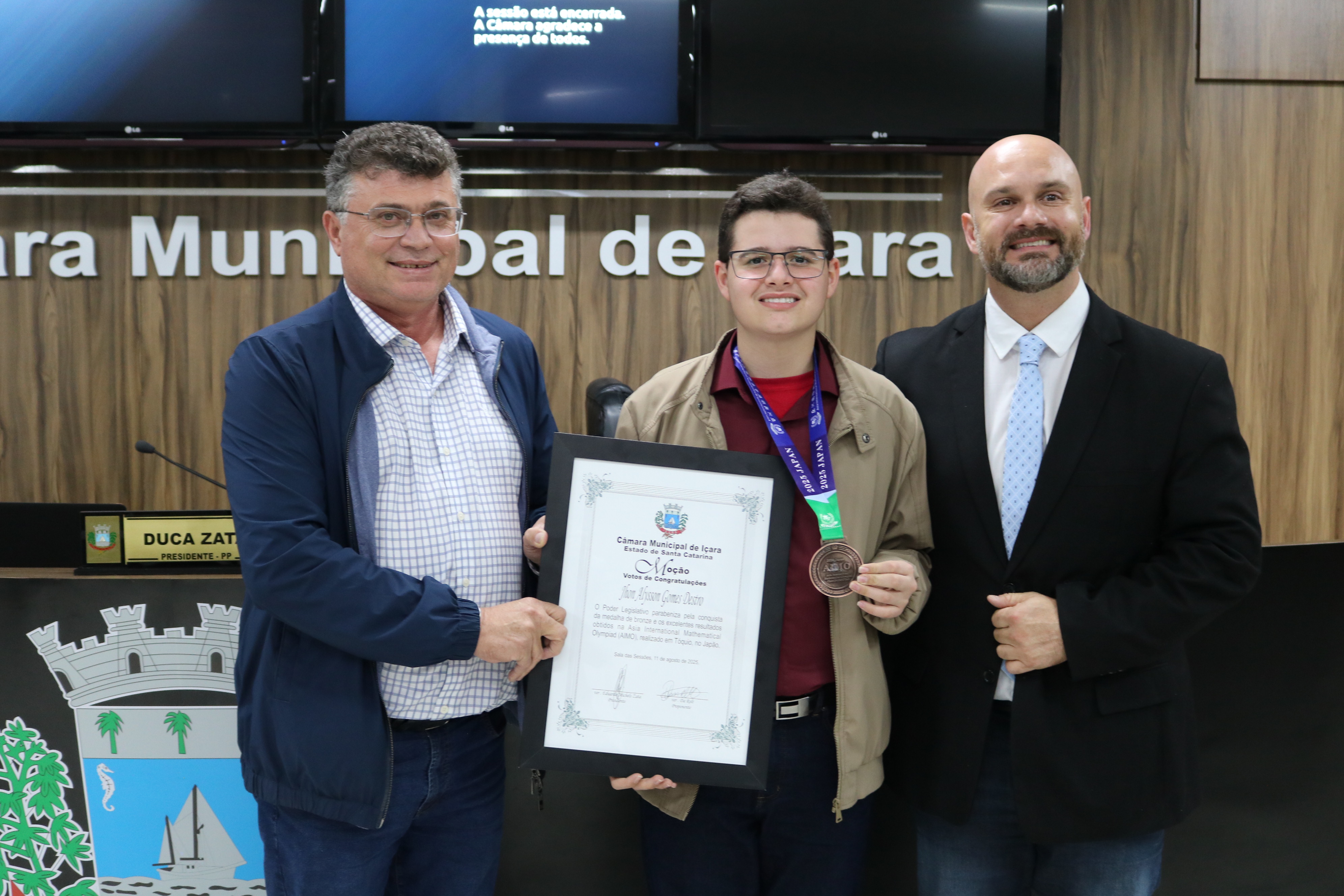 I&ccedil;arense conquista medalha de bronze na Olimp&iacute;ada Mundial de Matem&aacute;tica