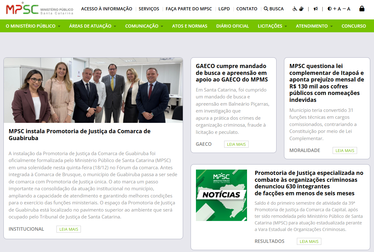 Comunica&ccedil;&atilde;o do MPSC cresce em alcance, relev&acirc;ncia e engajamento