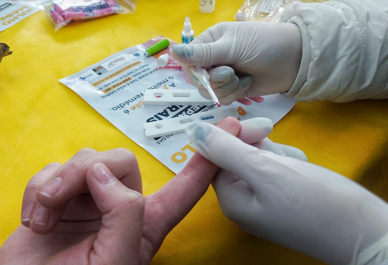 Secretaria de Sa&uacute;de de Nova Veneza realiza testagem pelo M&ecirc;s das Hepatites Virais
