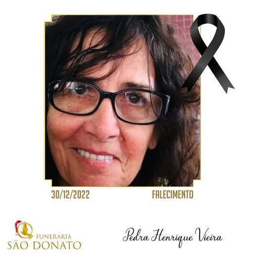JI News e Funer&aacute;ria S&atilde;o Donato registram o falecimento de Pedra Henrique Vieira