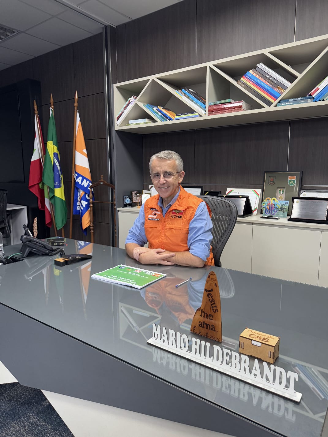 Pelo Estado entrevista M&aacute;rio Hildebrandt, secret&aacute;rio de Defesa Civil de SC